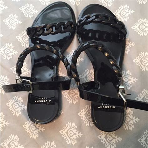 givenchy blue jelly sandals|givenchy outlet sale.